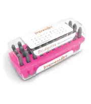 ImpressArt Bridgette 33 pk 3mm Metal Stamps Lowercase Letters
