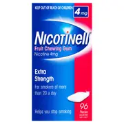 Nicotinell Chewing Gum Fruit 4mg 96 Pieces