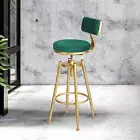 LEVEDE Height Adjustable Bar Stools, 360° Swivel Bar Chairs with Backrest and...