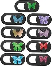 SWOOMEY 9pcs Webcam Cover Slider Random Style Privacy Protection for Laptops Durable Material Easy Slide Open Close for Video Chats Photos Lightweight Non Design