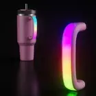 Glow-in-the-dark Cup Holder Led Handle Waterproof Light-up with 6 Color Modes