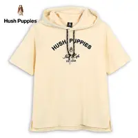 在飛比找Yahoo奇摩購物中心優惠-Hush Puppies 帽T 女裝簡約品牌英文刺繡小狗帽T