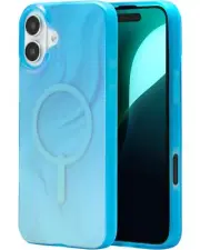 ZAGG Milan Snap Case for iPhone 16 Plus - Color Changing Finish MagSafe & Wir...