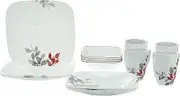 Corelle Square Kyoto Leaves 16-pc Set