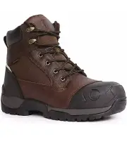 Montwell Mens work boots, 6" Composite Toe Waterproof Lightweight Size 11