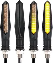 Universal Motorcycle Turn Signals Indicator Motorcycle Flasher Built Relay (Color : 4PCS)