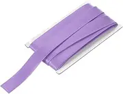 uxcell Double Fold Bias Tape for Sewing 1 Inch x 12 Yards Satin Pre-fold Continuous Binding Tape for Seaming Quilting Hemming Binding DIY Crafts, Light Purple
