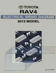 2012 Toyota Rav4 Wiring Diagrams Schematics Layout Factory OEM