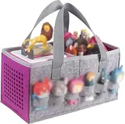 [GETLF] Carrying Case for Toniebox, Storage Bag for Tonies Figurine with Handle, Carrying Case Compatible with Toniebox for headphones, charger station and more accessories, Purple