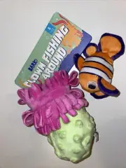 Bark Box S Clown Fishing Around Dog Toy Multi-part Treat Barkbox Small