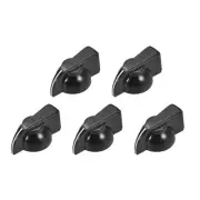 5pcs 6mm Potentiometer Control Knobs For Guitar Acrylic Volume Tone Knob Black