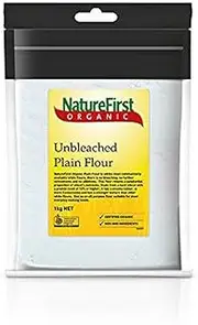 NatureFirst Organic Unbleached Plain Wheat Flour 1 kg,