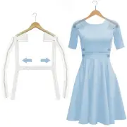 Adjustable Mannequin Torso Clothing Display Hanger, Detachable Non-Slip Cloth...