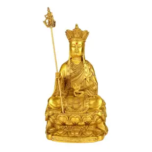 風水閣 地藏王菩薩銅像 地藏菩薩像娑婆全銅佛像擺件佛教用品