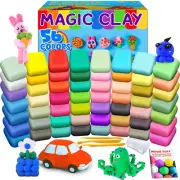 Air Dry Clay 56 Colors, Modeling Clay for Kids, DIY Molding Magic Clay for with