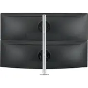 Atdec AWMS-2-LTH75-H-S Monitor Desk Mount - Silver Landscape/Portrait