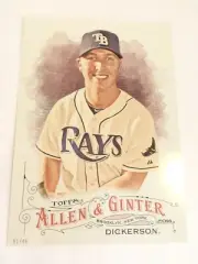 2016 Topps Allen & Ginter Jumbo 5x7 Corey Dickerson Rays 47 #’d 03/49