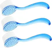 VICASKY Manual Face Scrubber Set 3pcs Face Wash Brush Cap Facial Exfoliator Tool Soft Bristles Deep Cleansing Brush