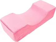 Ipetboom Eyelash Pillow Pillow for Lash Eyelash Extension Neck Support Neck Supports for Lash Extension Creative Shape Cushion Salon Headrest Flannel Rosy