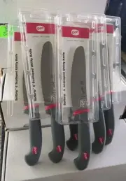 6 PACK Don 1141930 Dexsteel Sofgrip 6" Scalloped Utility Knife Dexter 30169