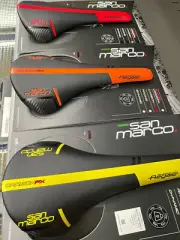 Selle San Marco Saddle Regale Carbon Fx Narrow (Pce) Orange/Red/Yellow