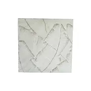 Darlin Multi Leaf Metal Hanging Wall Art Square Home Decor 93x93cm