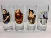 Wizard of Oz 10oz Glasses Tumblers Vadnor In Box Tin Man Dorothy Set Of 4 New
