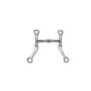 Myler Bits Myler 7 Flat Shank Twist Snaffle Copper Roller