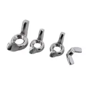 20Pcs Stainless Steel Wing Nuts Convenient Hand Twist Tighten Ear Butterfly Nuts
