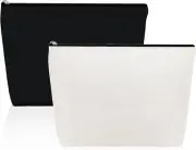 Canvas Tool Pouch with Zipper Canvas Tool Bag Zipper Pouch Multipurpose Zipper T