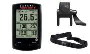 CatEye PADRONE SMART+ CC-SC100B Computer + Speed/Cadence/Heart Rate Sensor Black