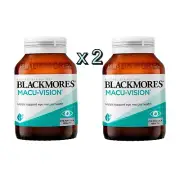 2 x Blackmore's Macu-Vision Eye Care Vitamins 125 Pack (250 Total Capsules)