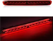 Car LED Bumper Light Brake Dynamic Turn Signal Indicator Reflector for Toyota for Hilux Revo 2015-2020 Rear Lights(Red Surface A1)