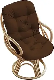 Swing Seat Cushions, Garden Swing, Garden Cushion, Easy to Care for Waterproof, Sun-Proof for Porch, Hammock, Garden Furniture (Brown)