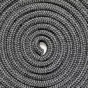 16mm x 25m Polyester Rope Double Braid Black Marine Yacht Sailing Mooring Boat