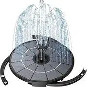 Outdoor Water Feature 2.8W/3.5W Solar Fountain Pump DIY Fountain, Used For Bird Bath Garden Ponds ，outdoor Solar Water Feature Fountains Fountain Supplies(2.8W)