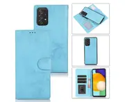 Detachable Wallet Phone Case for Easy Portability (Blue), Flip Case for Samsung Galaxy A52 4G/5G