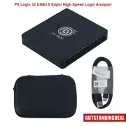 PX Logic 32 USB3.0 High Speed Logic Analyzer 2-CH Compatible with Win/Mac/Linux