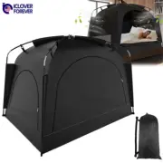 Twin Full Size Bed Tent Portable Indoor Dream Privacy Sleeping Black Out Canopy
