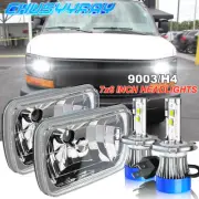 DOT 5x7 7x6" inch LED Headlight Hi/Lo For Chevy Express Cargo Van 1500 2500 3500 (for: Peugeot)