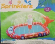 Inflatable Play Pool Sprinkler For Kidsw 3 in 1 Wading Splash Pool