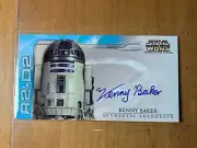 2002 Topps Star Wars Attack Of The Clones Widevision Autographs (19) Baker R2D2