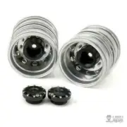 LESU Metal Rear Wheel Hub for 1/14 DIY Tamiye Model RC Truck HEX Brake W-2048