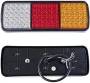 [2 Pack] 75 LED Tail Lights Stop Indicator Reverse Lamp 12V Trailer Truck Ute Light