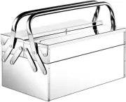 Tool Box Stainless Steel Tools Storage Suitcases Foding Rustproof Tool Tray Orga