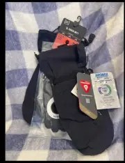 burton AK 3L primaloft hover mitt gore Tex medium with screen grab liner