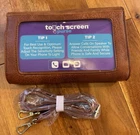Touch Screen Crossbody Purse Wallet Brown Vegan Leather NWT