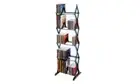 CD Organizer DVD Storage Shelf BluRay Games 5 Tier Rack Expandable Space Saving