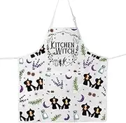 Witches Kitchen Apron Salt Rosemary Lavender Love Gifts Magic Witchcraft Apron Witchy Gothic Gifts Witches Apron