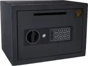 Drop Safe - Digital Safe Compact Steel Money Security Box with Keypad - Depos...
